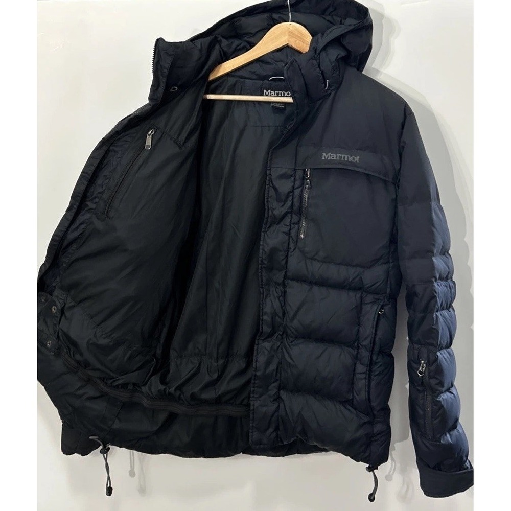 Mens‎ MARMOT Shadow Jacket 700 DOWN Hooded PUFFER Coat Sz Med